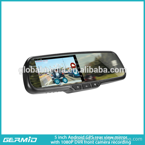 GERMID 2016 Latest Android rear view mirror with HD DVR recorder and FM transmitter
